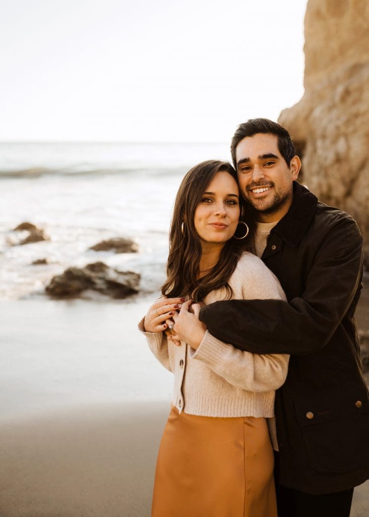 Malibu Beach Engagement Session | Kelly O'Connor Photography | Austin Based Wedding Photographer | El Matador Beach | destination photos, beach engagement session, couples photos, couples poses, portraits on the beach | via kellyoconnorphotography.com