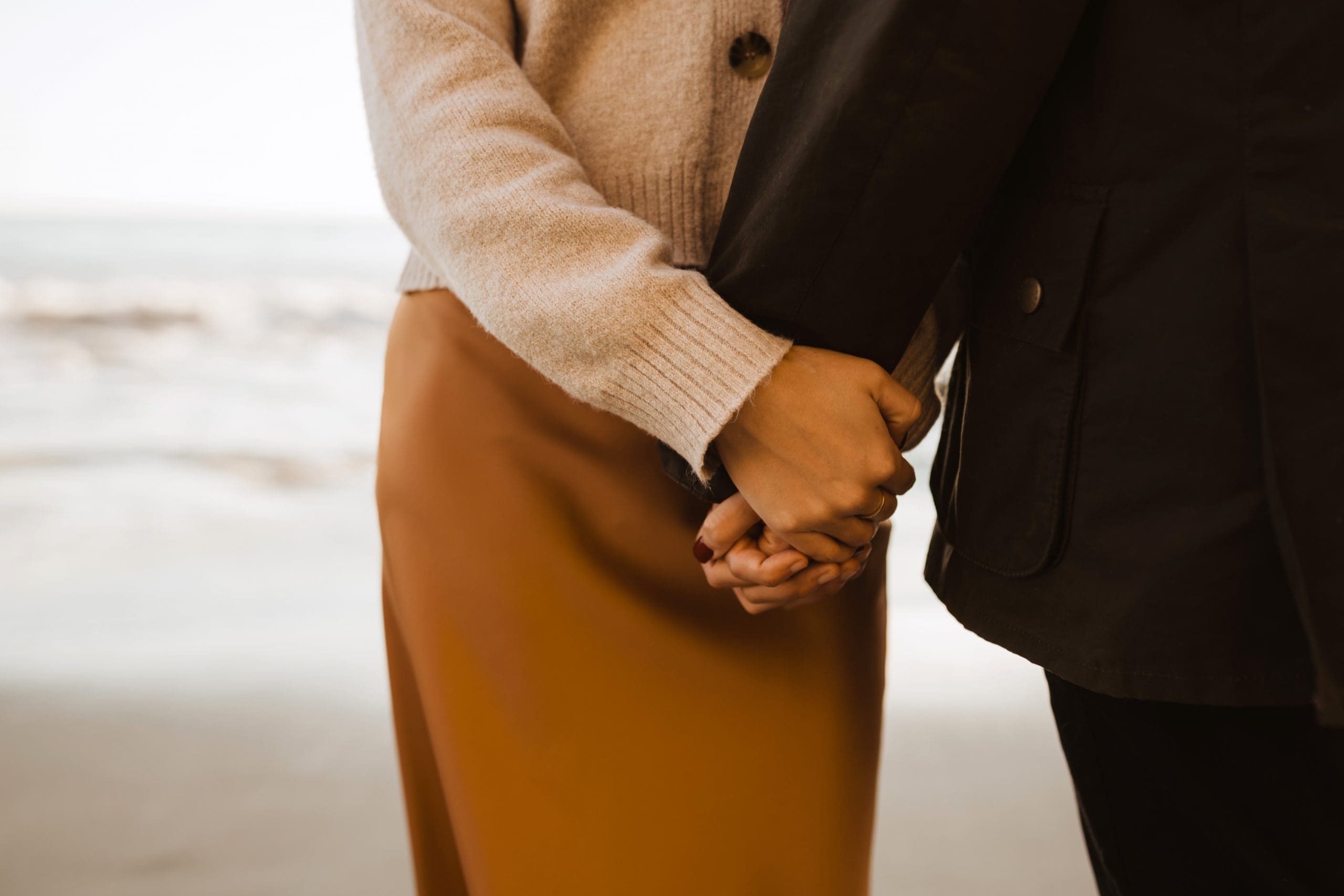Couples Portraits on El Matador Beach in Malibu, California | Kelly O'Connor Photography | Austin Based Wedding Photographer | California Engagement Session | couples photos, bride to be, engagement photos, outfit ideas for engagement photos, destination photo session, beach photos | via kellyoconnorphotography.com