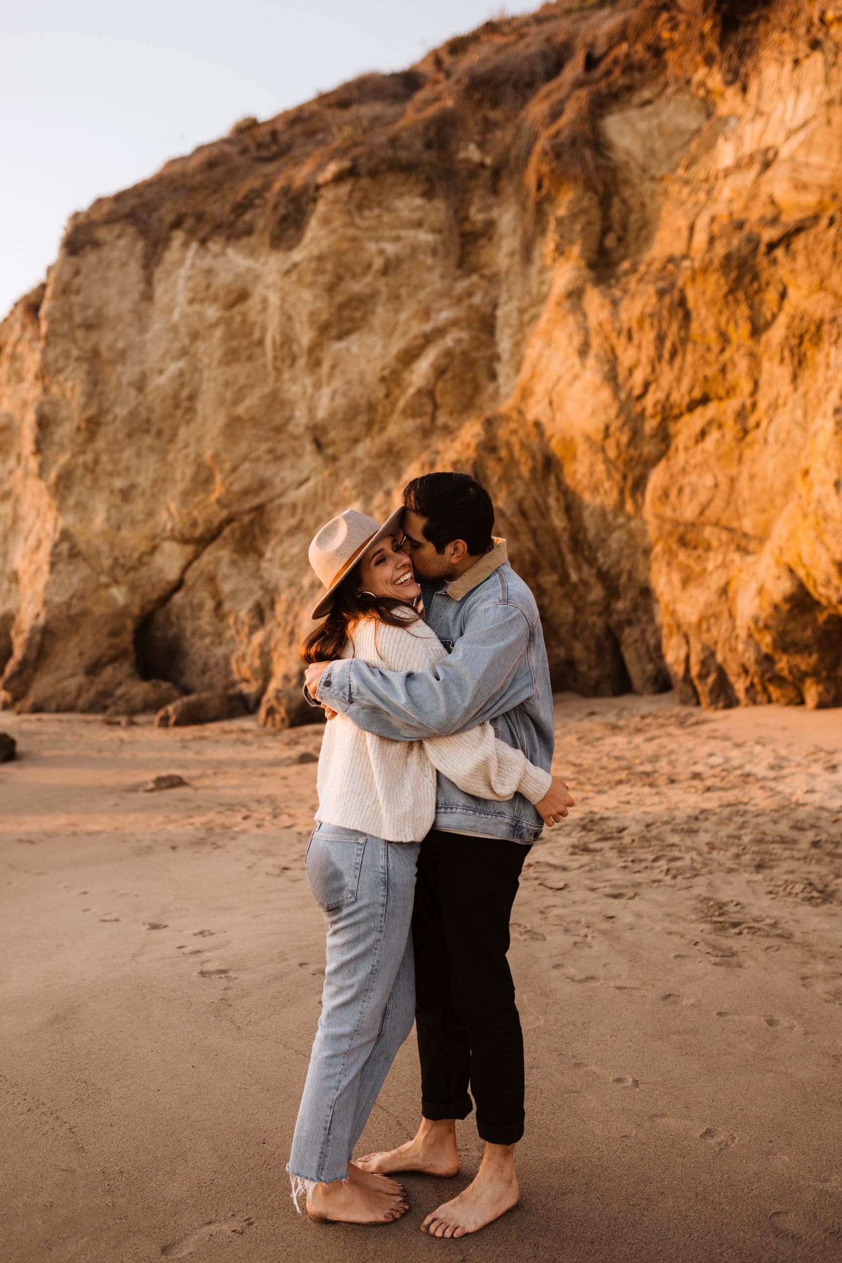 Malibu, California Engagement Session | Kelly O'Connor Photography | Austin Based Wedding Photographer | El Matador Beach | couples photos, bride to be, engagement photos, outfit ideas for engagement photos, destination photo session, beach photos, photos of couple on beach | via kellyoconnorphotography.com
