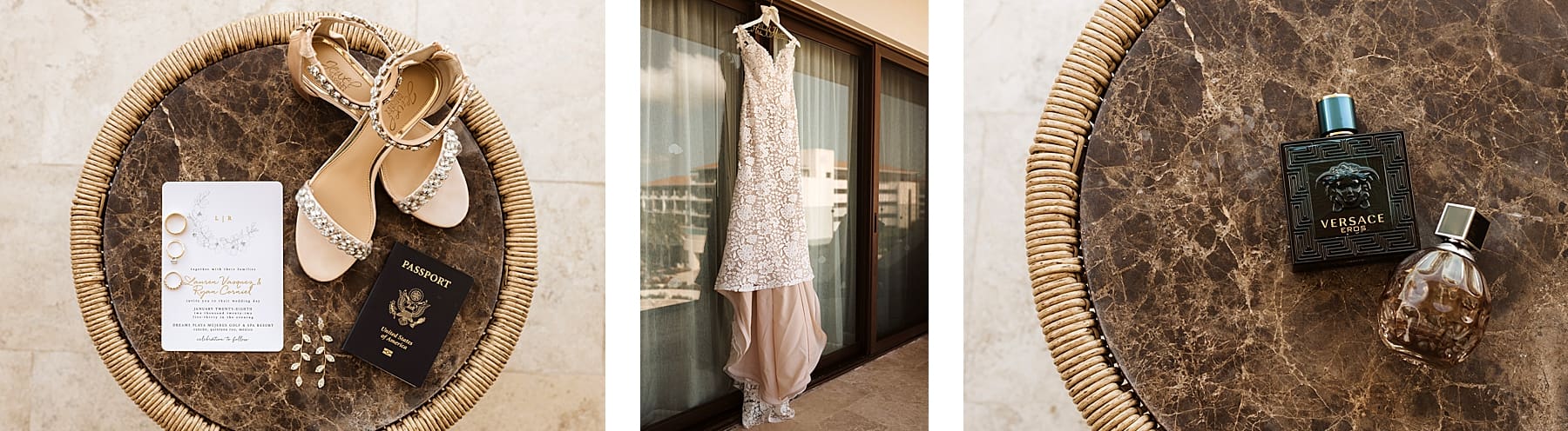 Wedding Day Details for Beach Wedding at Dreams Playa Mujeres in Cancun | Kelly O'Connor Photography | Destination Wedding Photographer | wedding photography, beach wedding, Mexico destination wedding | via kellyoconnorphotography.com