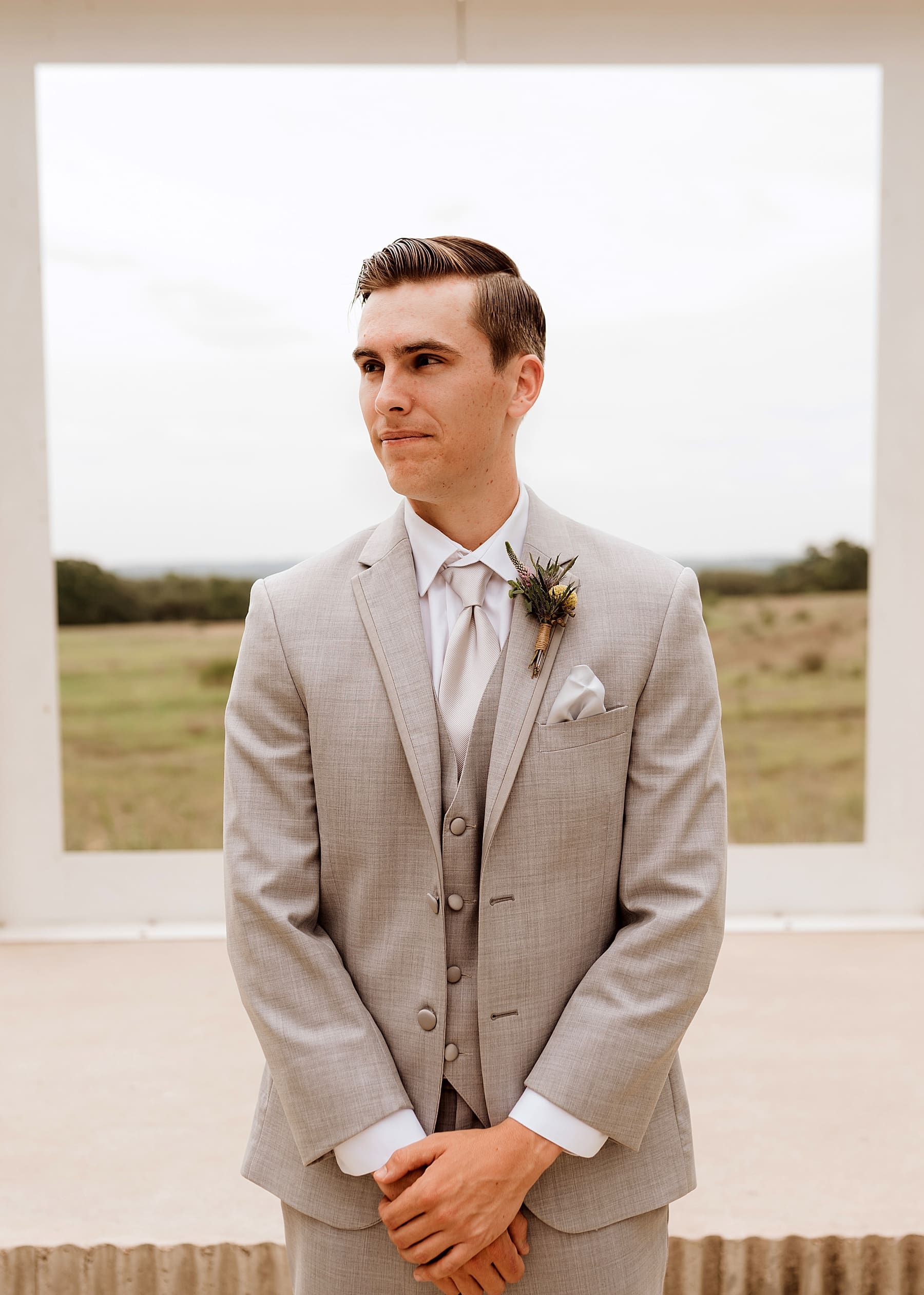 Groomsmen getting ready on wedding day | Kelly O'Connor Photography | Austin Wedding Photographer | Prospect House Wedding Day | edgy wedding ideas, groom and groomsmen fun socks, outfit attire for groomsmen, groom in suite | via kellyoconnorphotography.com