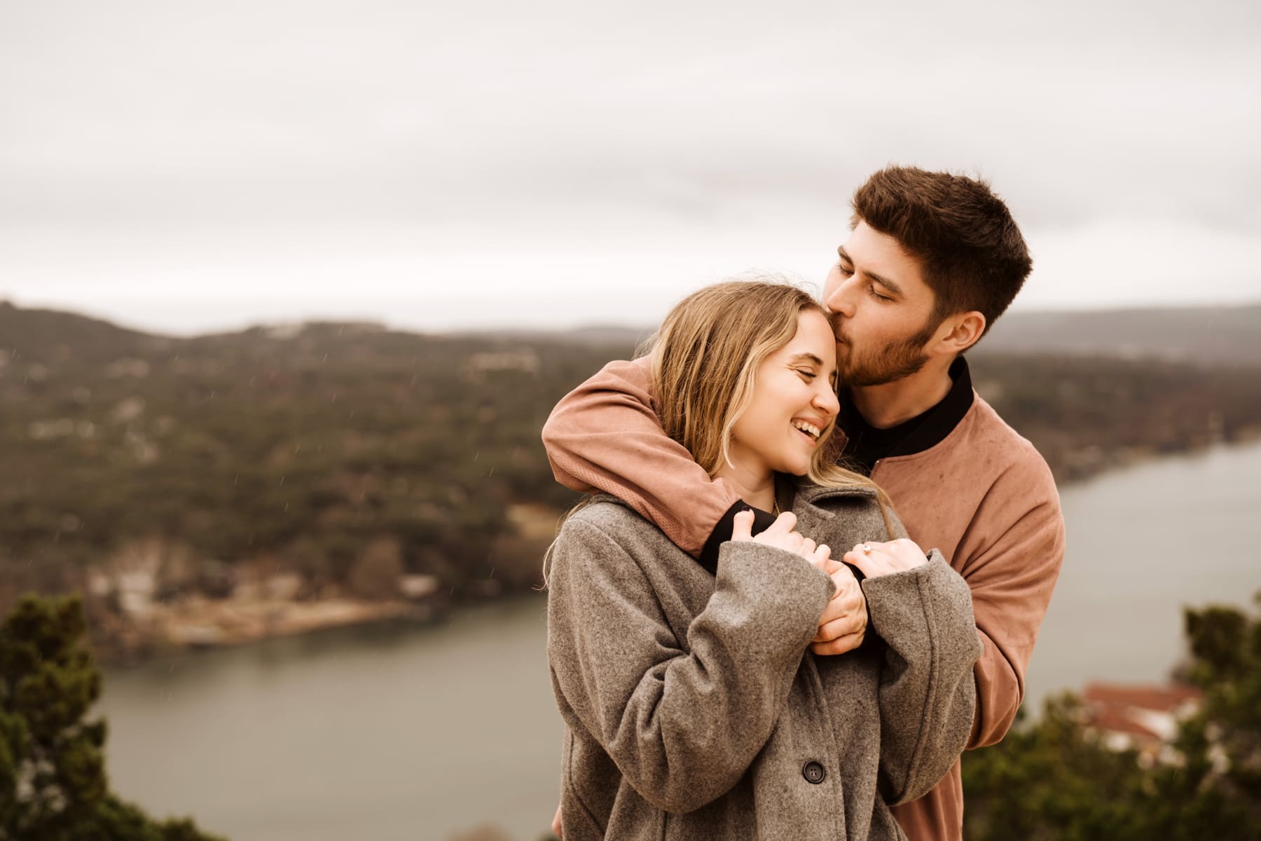 Austin Texas Surprise Proposal at Mount Bonnell | Kelly O'Connor Photographer | Austin and Traveling Wedding Photographer | couples portraits, engagement session, bride to be | via kellyoconnorphotography.com