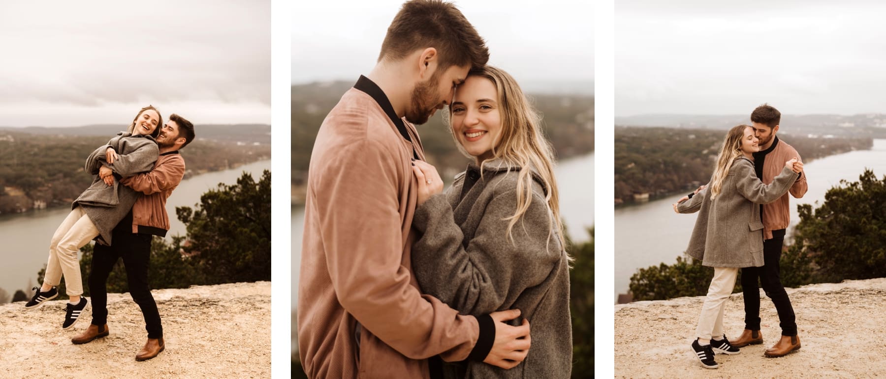 Austin Texas Surprise Proposal at Mount Bonnell | Kelly O'Connor Photographer | Austin and Traveling Wedding Photographer | couples portraits, engagement session, bride to be | via kellyoconnorphotography.com