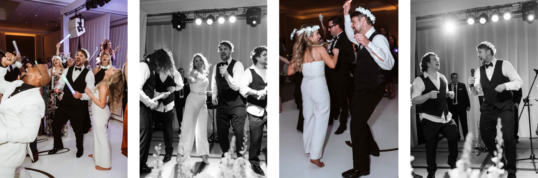 Having a band at your wedding can bring such a fun element to your reception. They are sure to keep guests going all night long! | Spring Wedding in Texas | Kelly O'Connor Photography