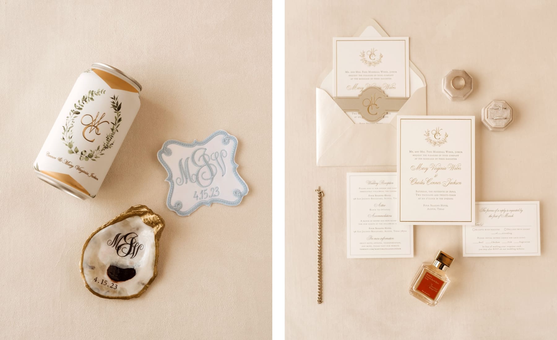 Classic White Wedding at the Four Seasons in Downtown Austin | Spring Wedding in Texas | Kelly O'Connor Photography