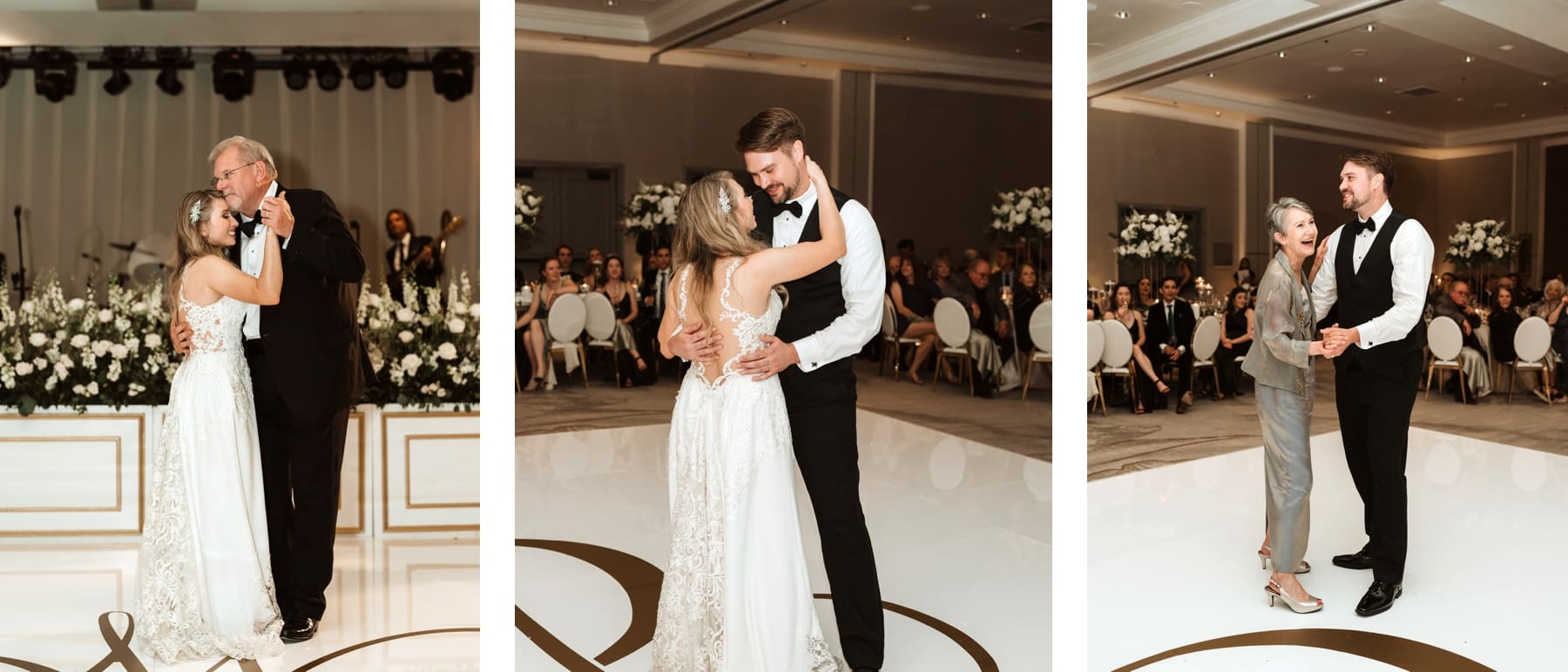 Classic White Wedding Reception at the Four Seasons Austin | Spring Wedding in Texas | Kelly O'Connor Photography